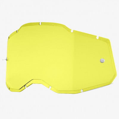 100% náhradní sklo Injected Racecraft 2/Accuri 2/Strata 2 yellow lens