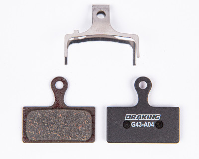 brzdové destičky Braking pro systémy SHIMANO (směs Organic) 2 ks v balení