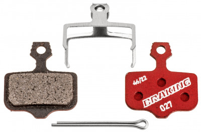 brzdové destičky Braking pro systémy SRAM (směs Race Pro Tour) 2 ks v balení