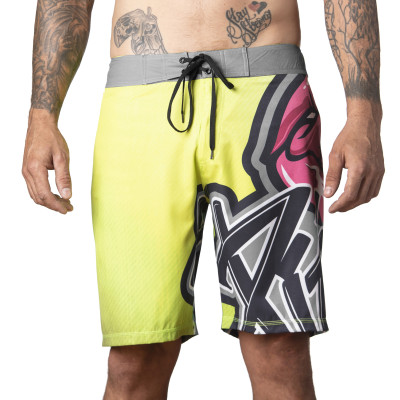 plavky Pitcha LICKER boardshort fluo yellow