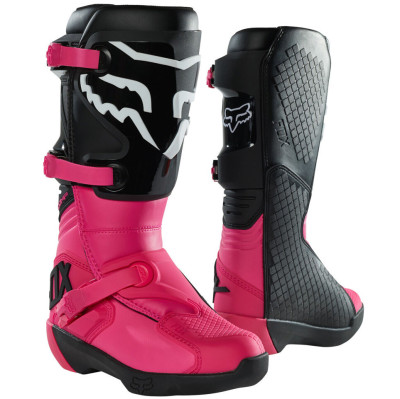 dámské boty Fox Wmns Comp Boot Buckle black/pink