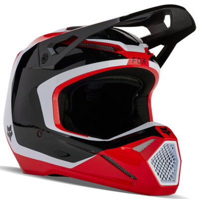 helma Fox V1 Nitro Helmet Fluorescent Red