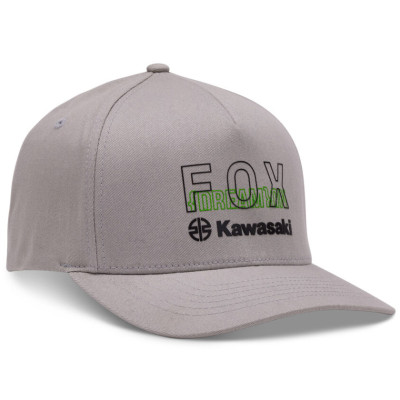 kšiltovka Fox Fox X Kawi Flexfit Hat Steel Grey