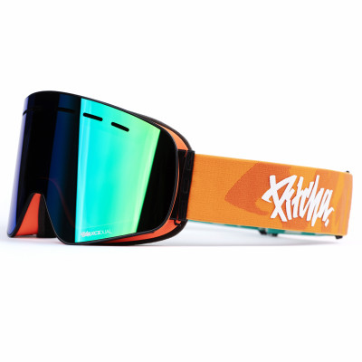 lyžařské brýle Pitcha XC3 duo emerald-orange / full revo green