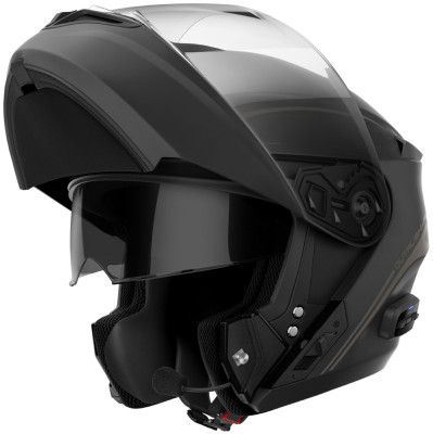 helma s headsetem Sena Outrush R matte black