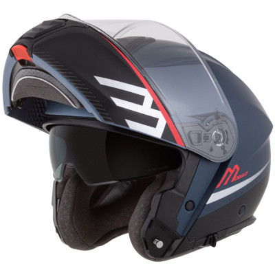 helma Cassida Modulo 2.1 Compass 2025 blue matte pearl/black/silver/red