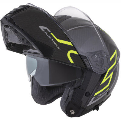 helma Cassida Modulo 2.1 Plus Carbon carbon/yellow fluo/reflex silver/black