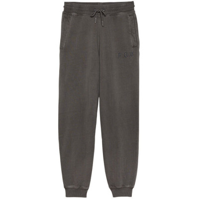 dámské kalhoty Fox W Wordmark Fleece Jogger Pewter Grey