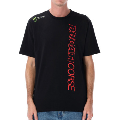 triko Ducati Corse Monster Energy black/red
