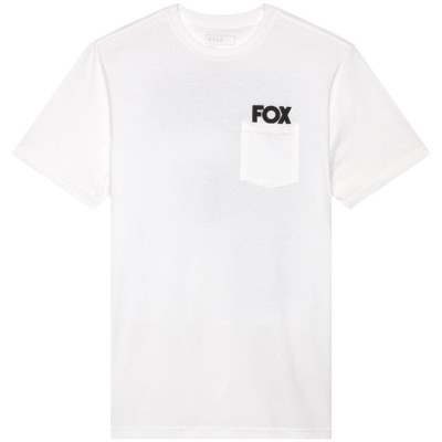 triko Fox Big F Ss Prem Tee Optic White