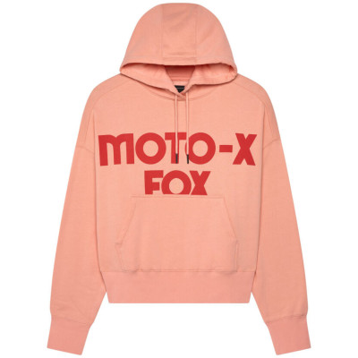 mikina Fox W Moto-X Oversized Flc Po Pale Pink