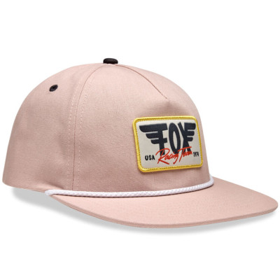 dámská kšiltovka Fox W Winged Snapback Hat OS Dusty Rose