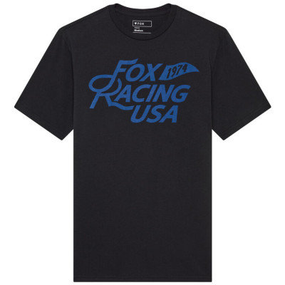 triko Fox Fox Flag Ss Prem Tee black