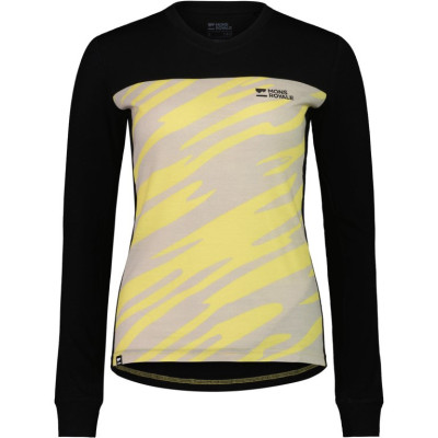 dámské merino triko Mons Royale Redwood Enduro VLS wmns limelight camo/black