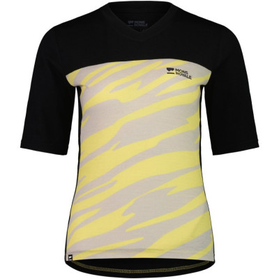 dámské merino triko Mons Royale Redwood Enduro VT WMNS limelight camo / black