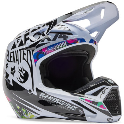 helma Fox V1 Image Cosmo Helmet 2025 White/Black