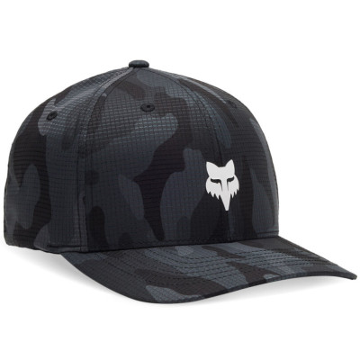 kšiltovka Fox Fox Head Camo Tech Flexfit Black Camo