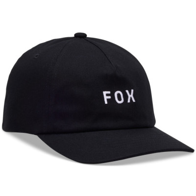 kšiltovka Fox Wordmark Adjustable Hat OS Black