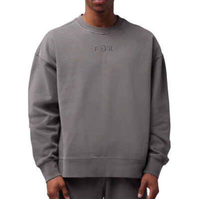 mikina Fox Wordmark Oversized Fleece Crew