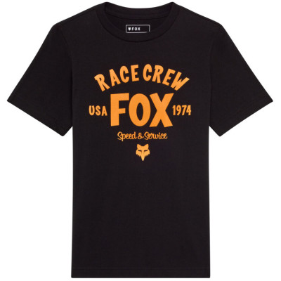 dětské triko Fox Yth Slogan Ss Tee Black