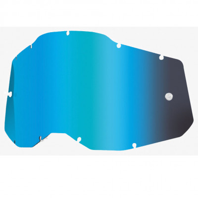 100% náhradní sklo Racecraft 2/Accuri 2/Strata 2 blue chrome lens