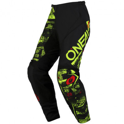 Kalhoty Oneal Element Attack black/yellow