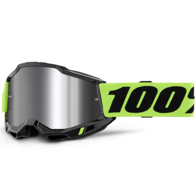brýle 100% Accuri 2 Neon yellow/silver lens