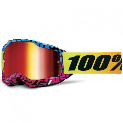 brýle 100% Accuri 2 Special UTV/OTG limited edition Ken Block red chrome lens