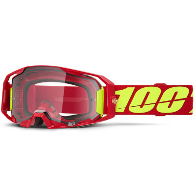 brýle 100% Armatic red/clear lens