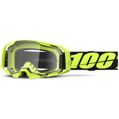 brýle 100% Armatic Neon Yellow clear lens
