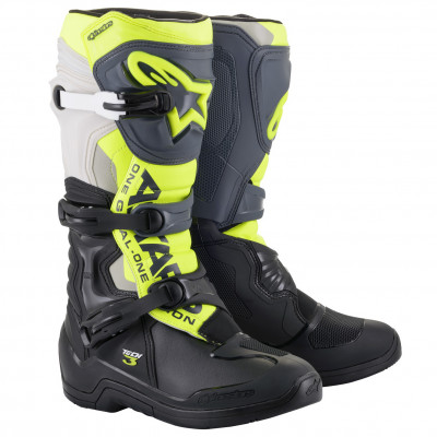 Boty Alpinestars Tech 3 2025 black/grey/yellow fluo