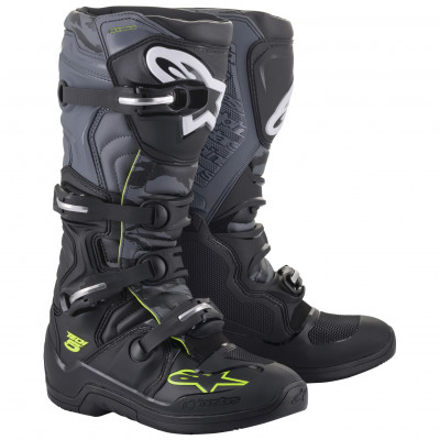 Boty Alpinestars Tech 5 2025 black/grey/yellow fluo