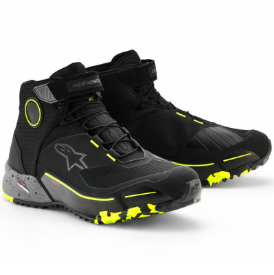 boty Alpinestars CR-X Drystar black/dark grey/yellow fluo