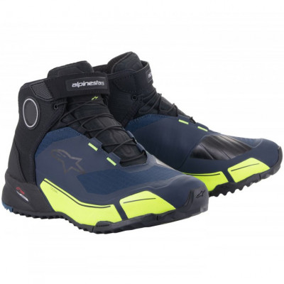 boty Alpinestars CR-X Drystar blue/yellow fluo/black