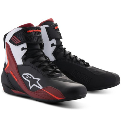 boty Alpinestars Faster 4 2025 black/white/dark red