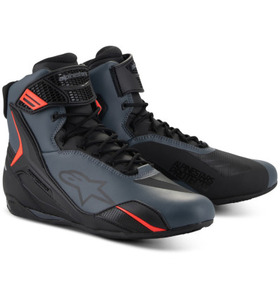boty Alpinestars Faster 4 2025 black/grey/red fluo