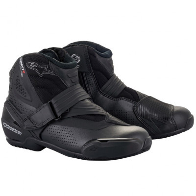 boty Alpinestars SMX 1 R Vented black perforovaná obšívka