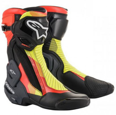 boty Alpinestars SMX Plus 2 black/red fluo/yellow fluo/grey