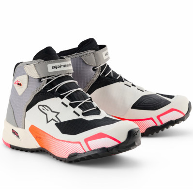 dámské boty Alpinestars Stella CR-X Drystar white/light grey/black/fluo pink