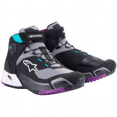 dámské boty Alpinestars Stella CR-X Drystar black/grey/purple/ turquoise