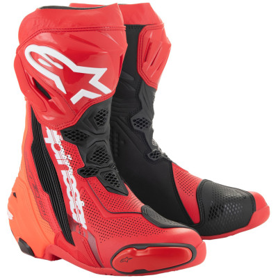 boty Alpinestars Supertech R Vented 2025 red fluo/red