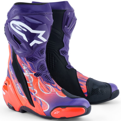 boty Alpinestars Supertech R Vented Flyte limited edition Jorge Martin 2026 purple/red/black