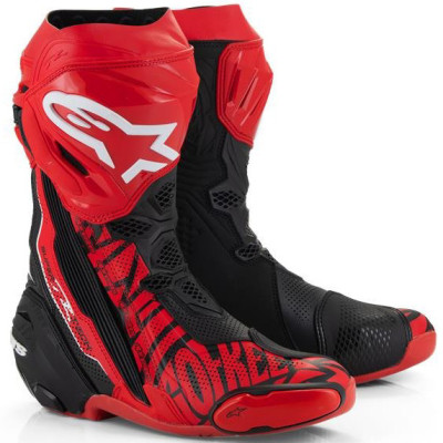 boty Alpinestars Supertech R Vented limited edition Francesco Bagnaia 2025 red/black