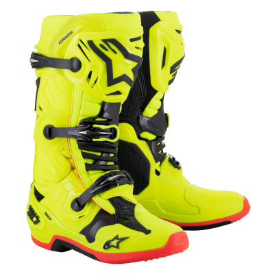 boty Alpinestars Tech 10 2025 yellow fluo/black/red fluo