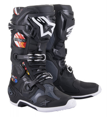 boty Alpinestars Tech 10 limited edition Renen 2025 black/grey/white/multicolor