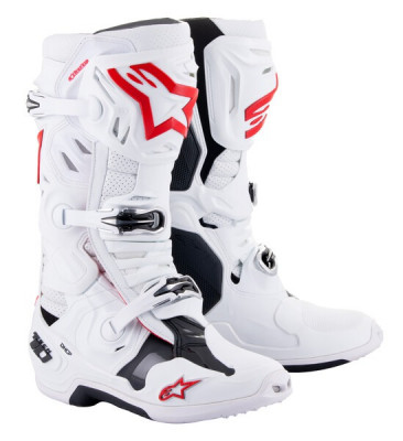 boty Alpinestars Tech 10 Supervented 2025 white/red/black