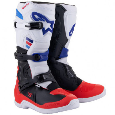 boty Alpinestars Tech 3 2025 white/black/blue/red