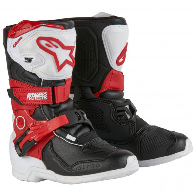 dětské boty Alpinestars Tech 3S Kids 2025 white/black/red