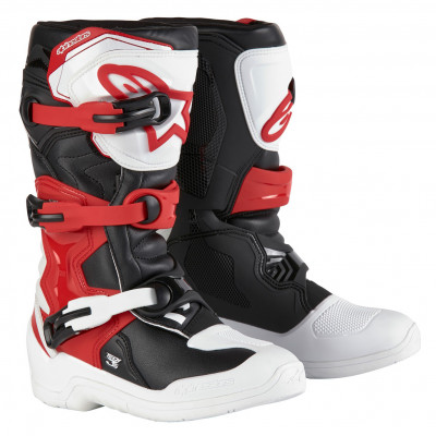 dětské boty Alpinestars Tech 3S Youth 2025 white/black/red