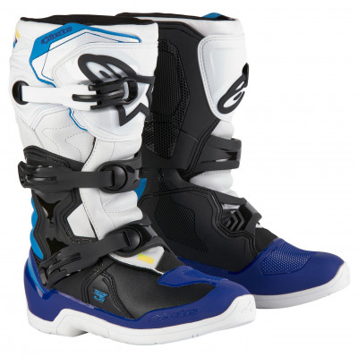 dětské boty Alpinestars Tech 3S Youth 2025 white/black/blue